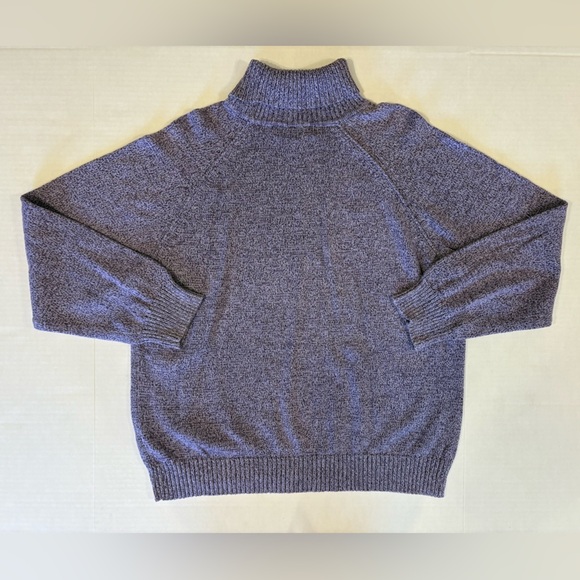 Karen Scott purple 100% cotton turtle neck pullover sweater size XXL - Picture 2 of 4